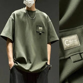 Stylish Men's Short Sleeve Waffle Shirt for Ultimate Comfort - Himpall